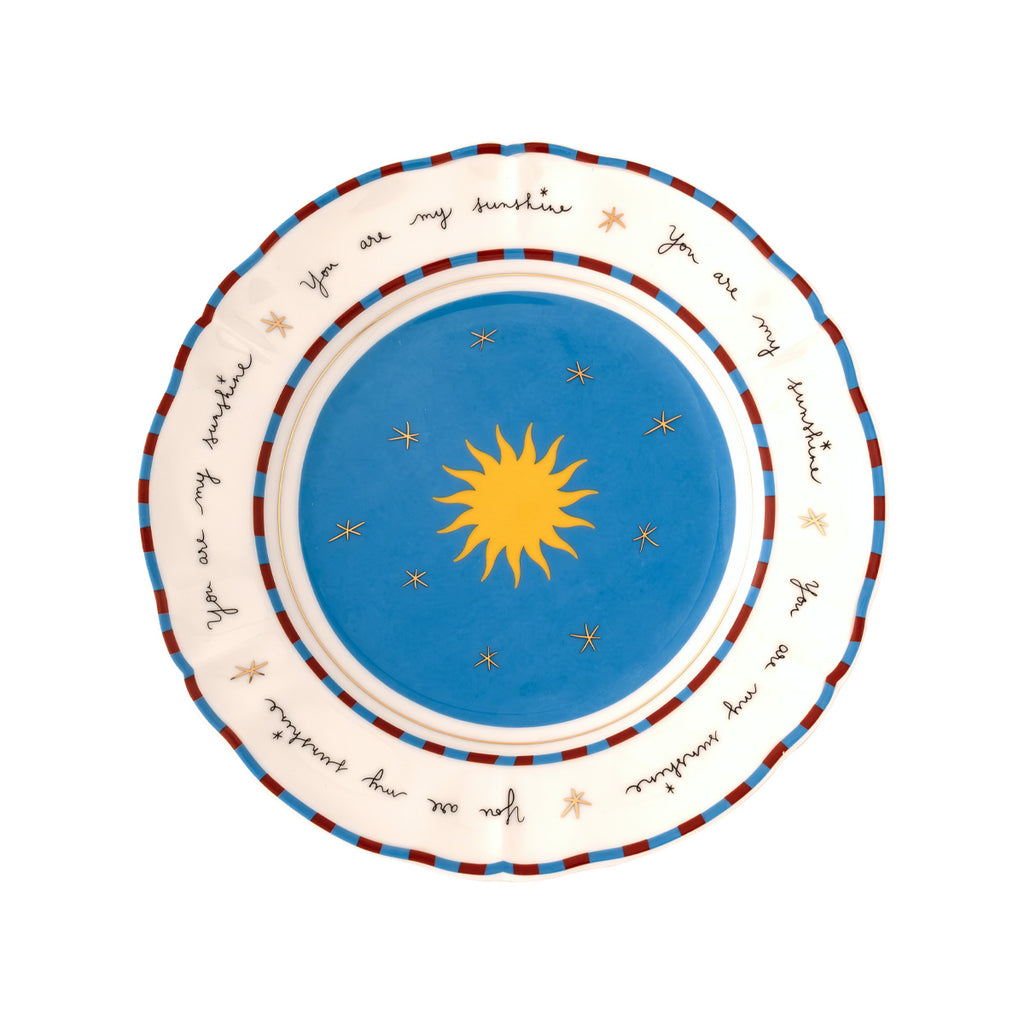 Plato de postre con sol x Pangea