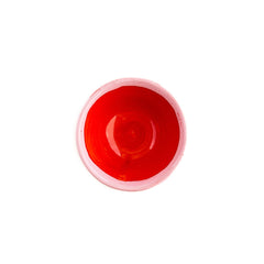 Bol de cerámica artesanal 'Inés' rojo y rosa