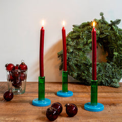 Candelabro Bole de vidrio