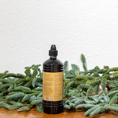 Candelabro verde de aceite