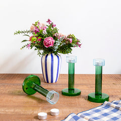 Candelabro Bole de vidrio (vela de té)