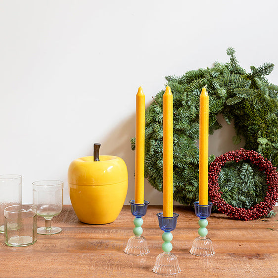 Juego de 6 vasos bajos de vidrio martillado transparente