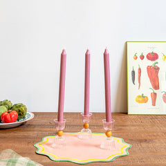 Portavelas de cristal 'esfera’