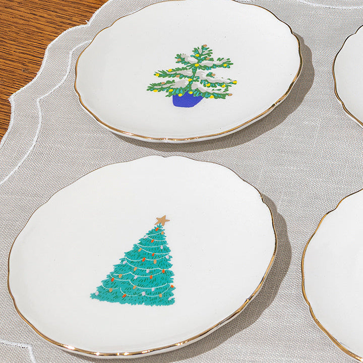 Conjunto de 6 platitos Navidad