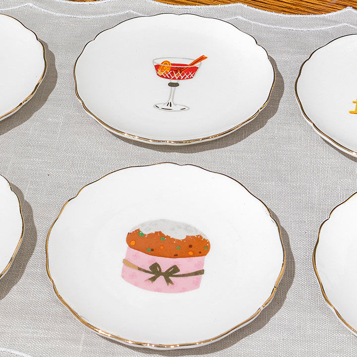 Conjunto de 6 platitos Navidad