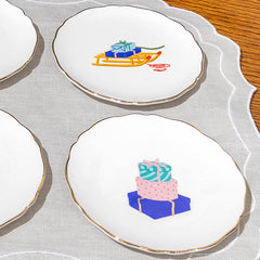 Conjunto de 6 platitos Navidad