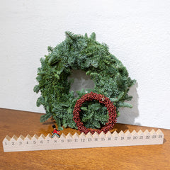 Guirnalda con cuentas de madera