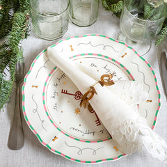 Corona de muérdago de latón