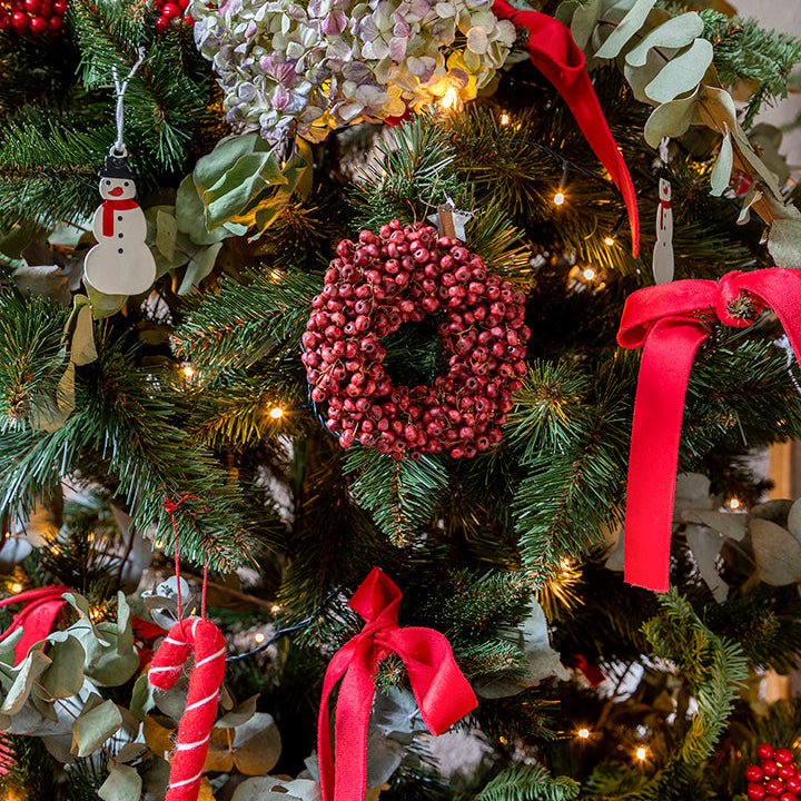 Guirnalda con cuentas de madera
