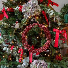 Guirnalda con cuentas de madera