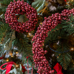 Guirnalda con cuentas de madera