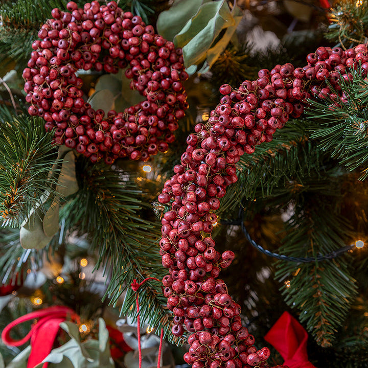 Guirnalda con cuentas de madera