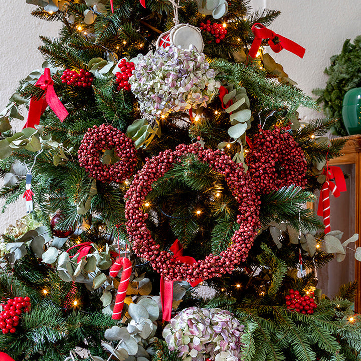 Guirnalda con cuentas de madera