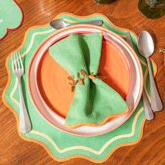 Corona de muérdago de latón