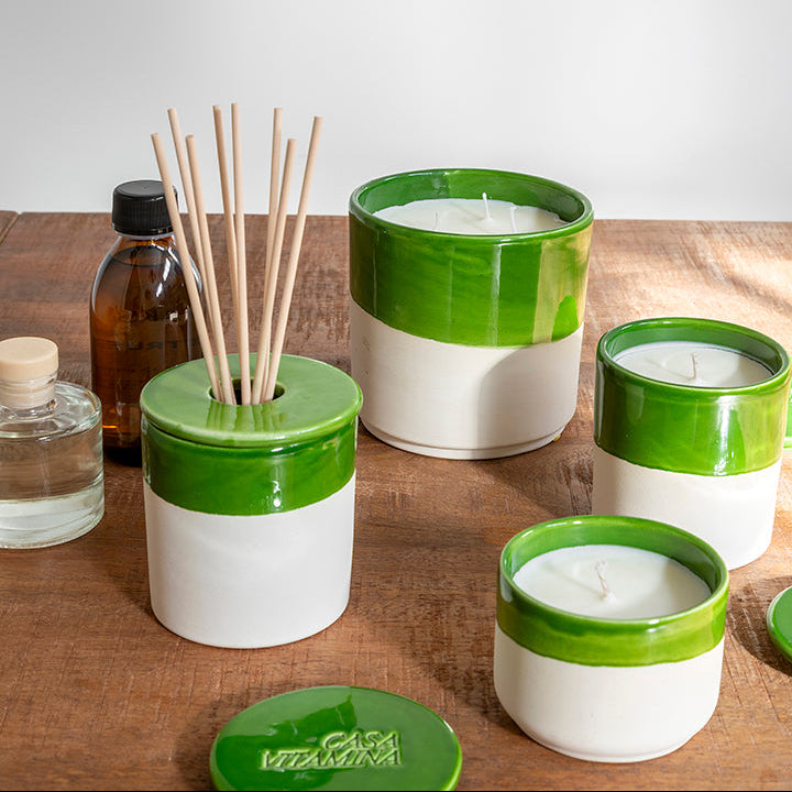 Difusor Mikado verde olor a higos silvestres