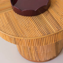 Mesa de centro o auxiliar 'ratán'