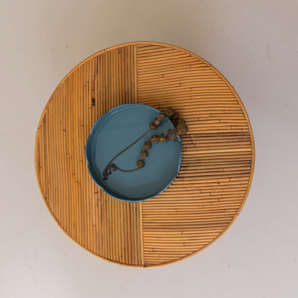 Mesa de centro o auxiliar 'ratán'