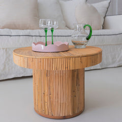 Mesa de centro o auxiliar 'ratán'