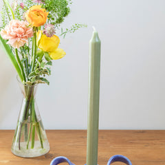 Candelabro lazo azul