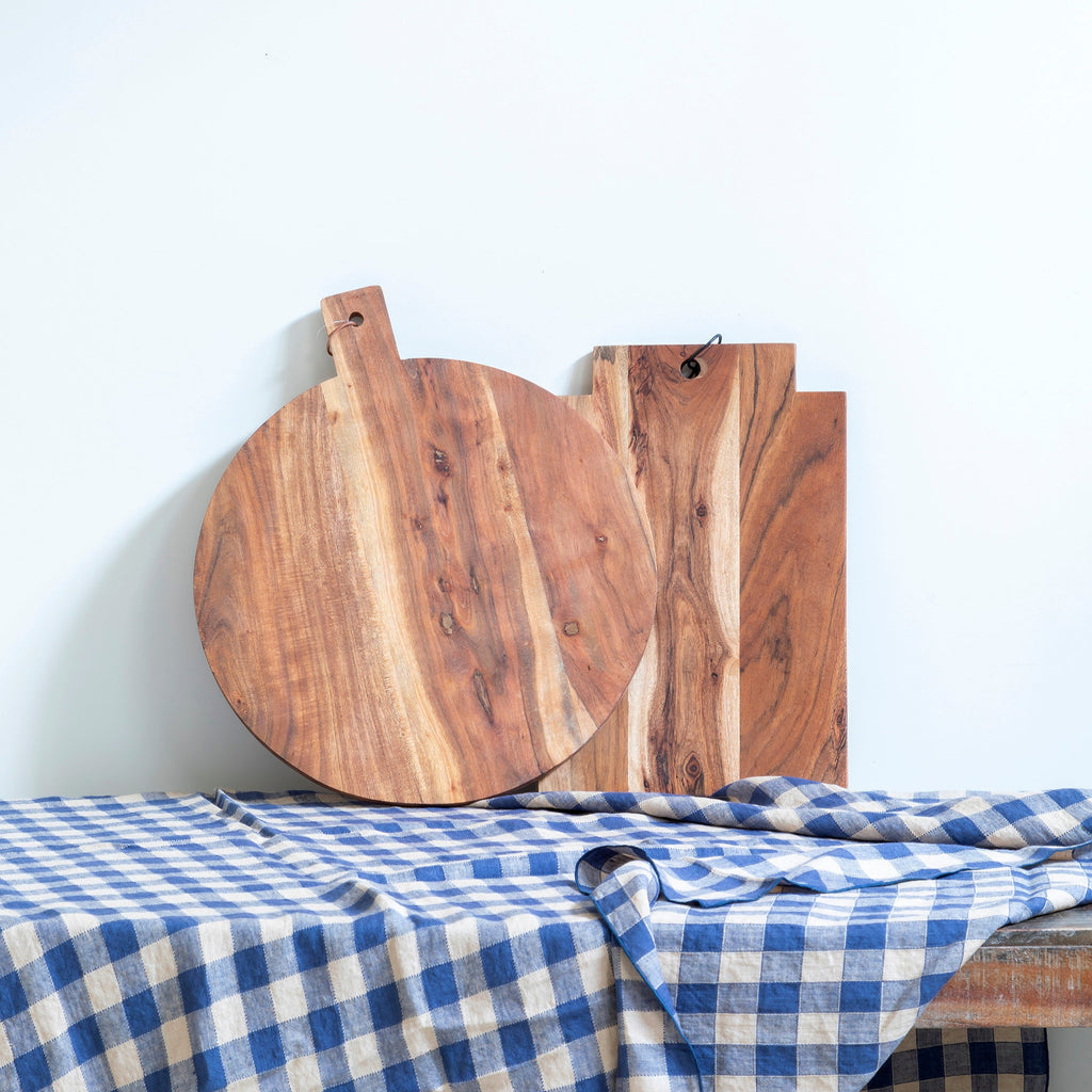 Tabla de cortar rectangular de acacia