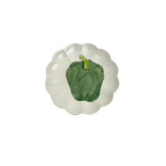 Platito de cerámica Pimiento Verde