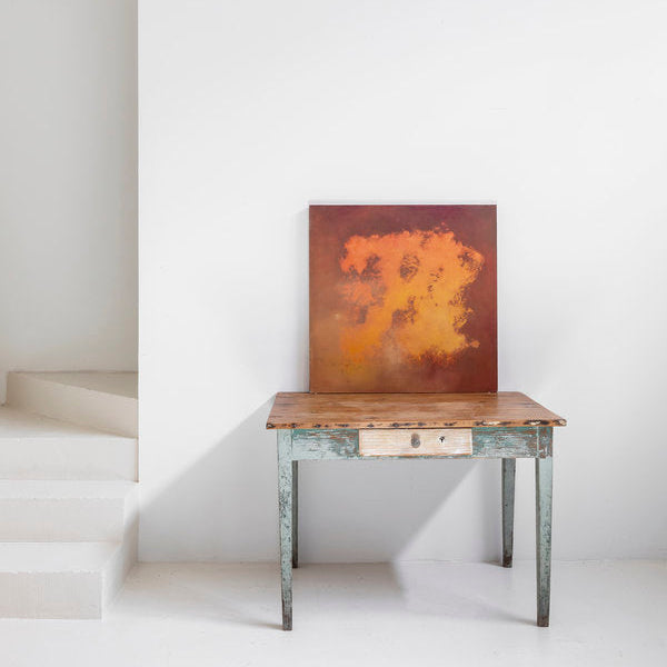 Cuadro óleo sobre madera 'Atardecer II' de Belén Conthe  80x80 cm