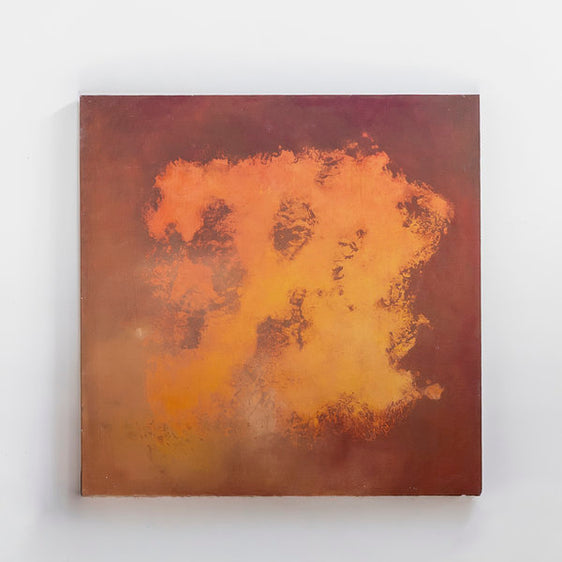 Cuadro óleo sobre madera 'Atardecer II' de Belén Conthe  80x80 cm