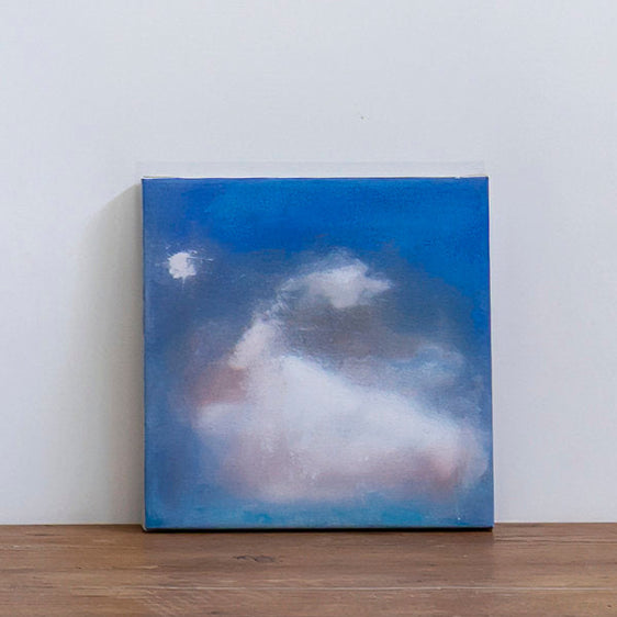 Cuadro óleo sobre lienzo 'Nubes I' de Belén Conthe  30x30 cm