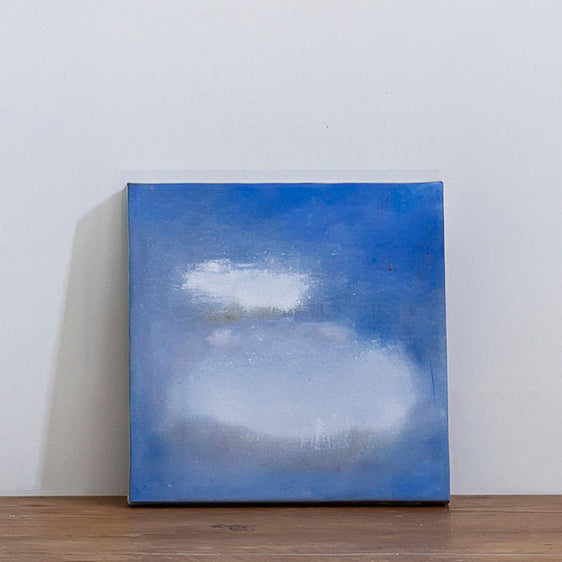 Cuadro óleo sobre lienzo 'Nubes II' de Belén Conthe  30x30 cm
