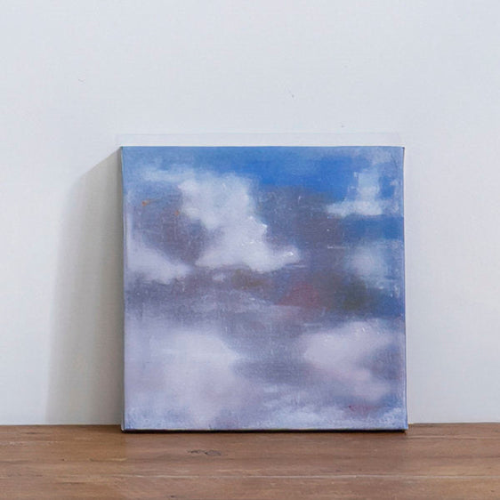 Cuadro óleo sobre lienzo 'Nubes III' de Belén Conthe  30x30 cm