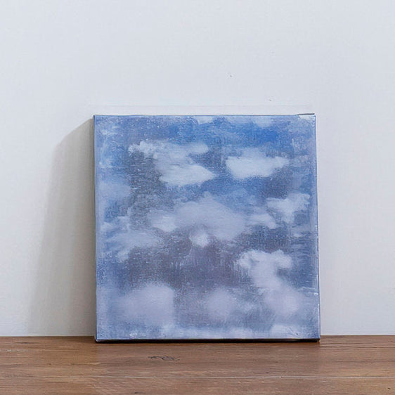 Cuadro óleo sobre lienzo 'Nubes IV' de Belén Conthe  30x30 cm