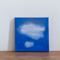 Cuadro óleo sobre lienzo 'Nubes VIII' de Belén Conthe  30x30 cm