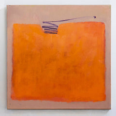 Cuadro óleo sobre lienzo 'Cosiendo el horizonte II' de Belén Conthe 60x60 cm