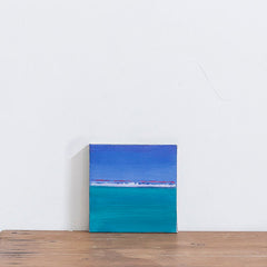 Cuadro óleo sobre lienzo 'Me gusta el mar I' de Belén Conthe  20x20 cm