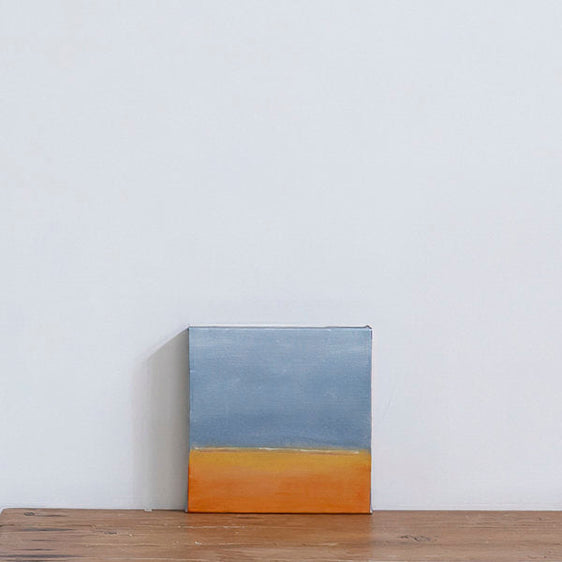 Cuadro óleo sobre lienzo 'Me gusta el mar III' de Belén Conthe  20x20 cm