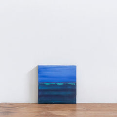 Cuadro óleo sobre lienzo 'Me gusta el mar IV' de Belén Conthe  20x20 cm