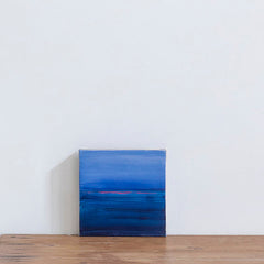 Cuadro óleo sobre lienzo 'Me gusta el mar VI' de Belén Conthe  20x20 cm