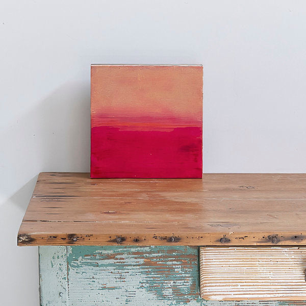 Cuadro óleo sobre madera 'Me gusta el mar XII' de Belén Conthe 24x24 cm