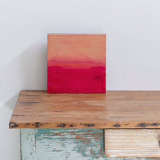 Cuadro óleo sobre madera 'Me gusta el mar XII' de Belén Conthe 24x24 cm