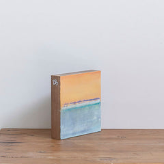 Cuadro óleo sobre madera 'Me gusta el mar VIII' de Belén Conthe 24x24 cm