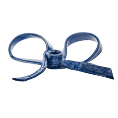 Candelabro lazo azul