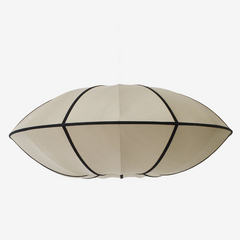 Lámpara Indochina de techo seda UFO