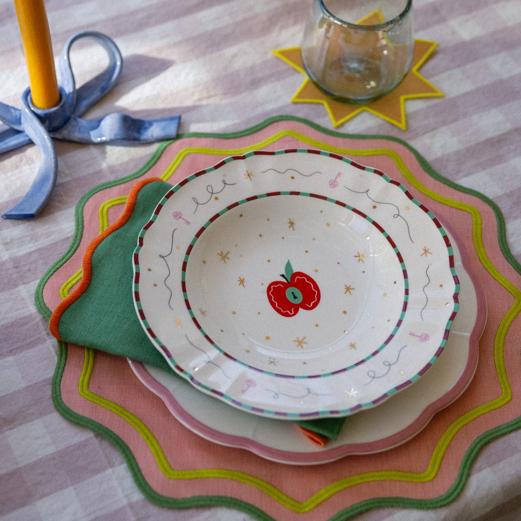 Plato hondo manzana x Pangea