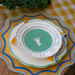 Plato de postre con llave x Pangea