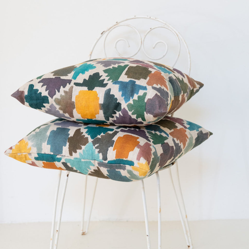 Cojín 'Portixol' estampado geométrico 55x55