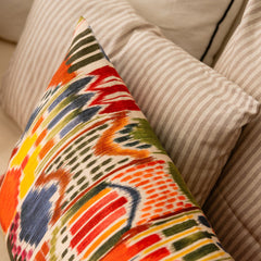 Cojín 'Tosalet' rayas beige 50x70