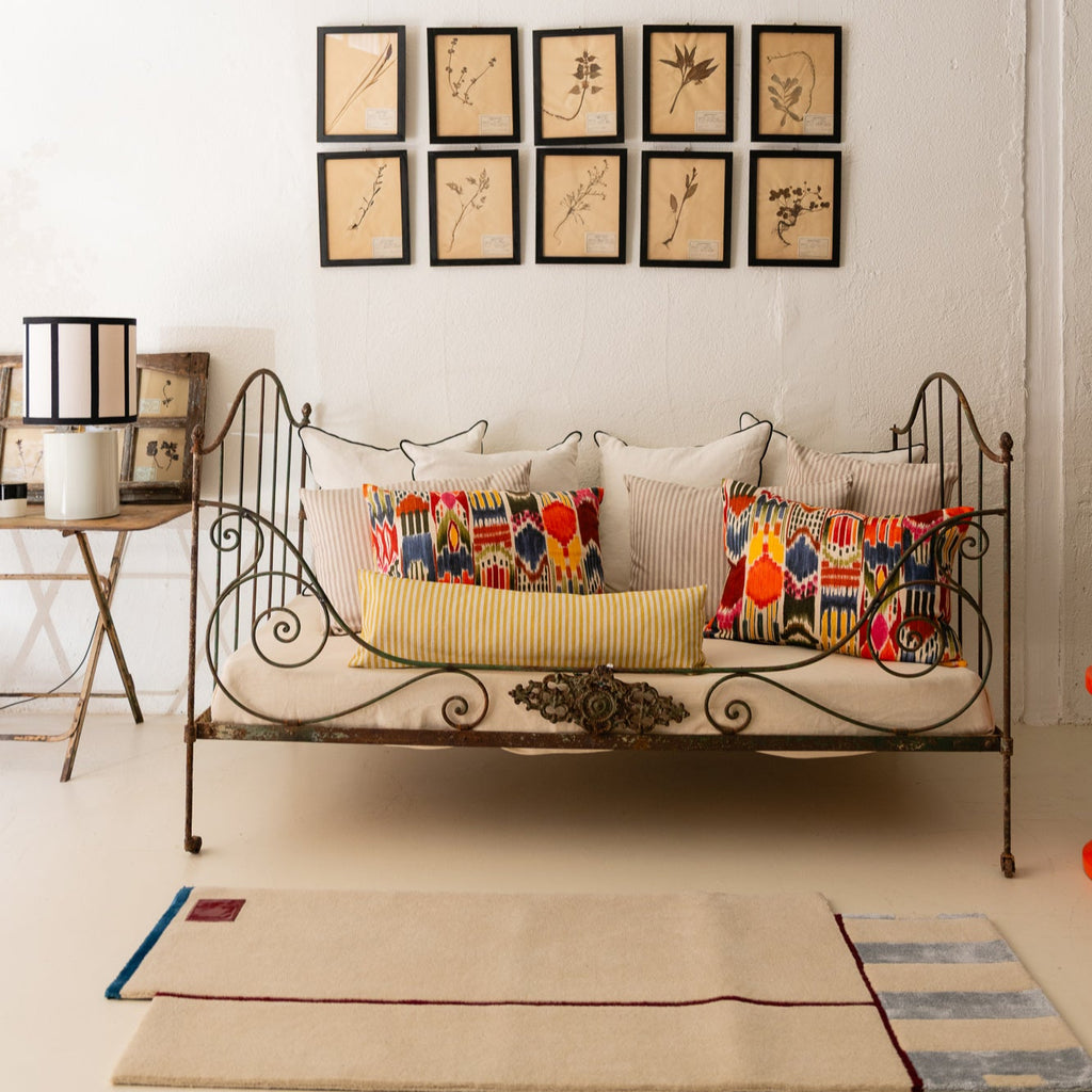 Cojín 'Tosalet' rayas beige 50x70
