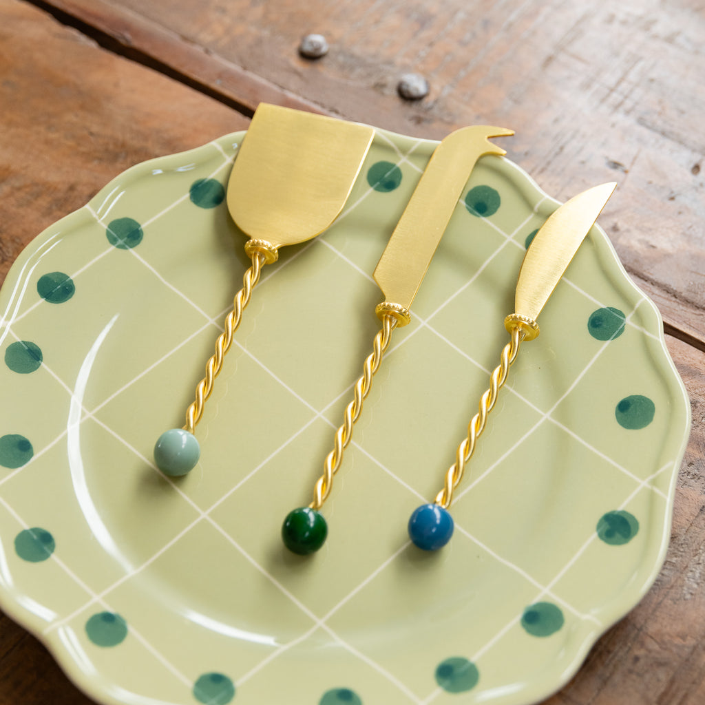 Set de 3 cuchillos para queso