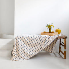 Mantel de rayas rosa y azul x Tensira