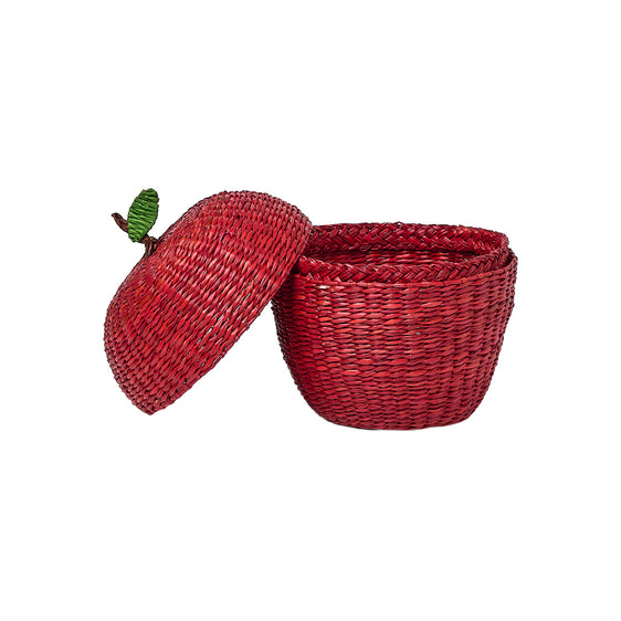 Bol manzana y tapa